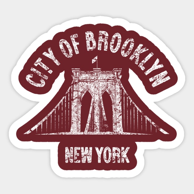 CITY OF BROOKLYN Sticker by VeryBear